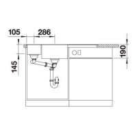 Кухонна мийка Blanco AXIA III 6 S-F 525853 чорний
