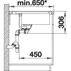 Кухонна мийка Blanco DELTA II-F 525868 чорний