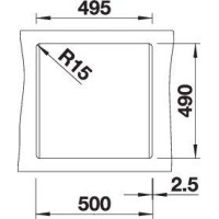 Кухонна мийка Blanco DALAGO 5 525871 чорний