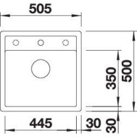 Кухонна мийка Blanco DALAGO 5-F (525872) чорний
