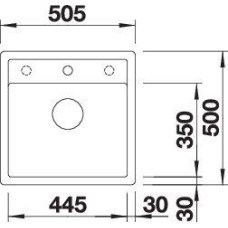 Кухонна мийка Blanco DALAGO 5-F (525872) чорний
