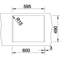 Кухонна мийка Blanco DALAGO 6 525873 чорний
