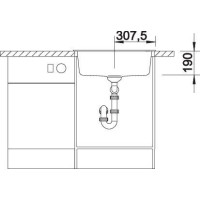 Кухонна мийка Blanco DALAGO 6 525873 чорний