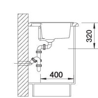 Кухонна мийка Blanco DALAGO 6 525873 чорний