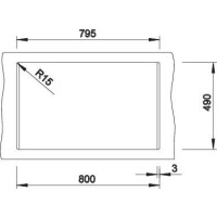 Кухонна мийка Blanco DALAGO 8 525877 чорний