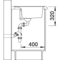 Кухонна мийка Blanco DALAGO 8 525877 чорний