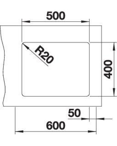 Кухонна мийка Blanco ETAGON 500-U 525887 чорний