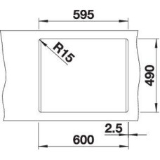 Кухонна мийка Blanco PLEON 6 Split 525955 чорний