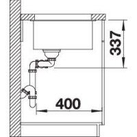 Кухонна мийка Blanco SUBLINE 480/320-U 525993 чорний