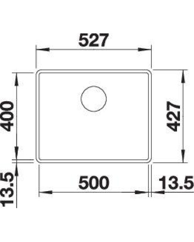 Кухонна мийка Blanco SUBLINE 500-F 525994 чорний