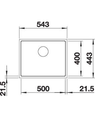 Кухонна мийка Blanco SUBLINE 500-IF 525997 чорний