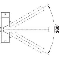 Кухонний змішувач Blanco FONTAS II (526157) чорний