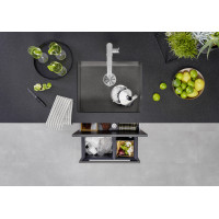 Кухонна мийка Blanco ZEROX 500-U 526243 Dark Steel