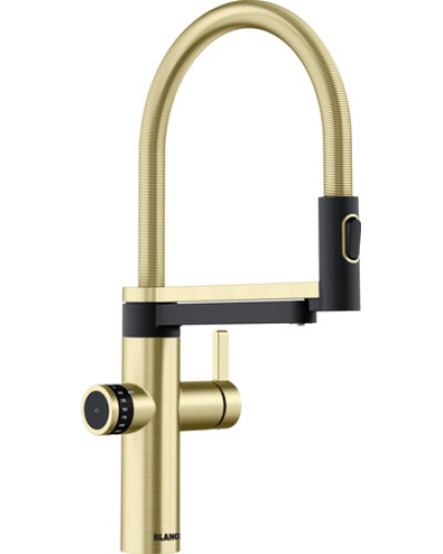 Кухонний змішувач Blanco EVOL-S Pro Filter (527430) PVD satin gold