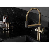 Кухонний змішувач Blanco EVOL-S Pro Filter (527430) PVD satin gold