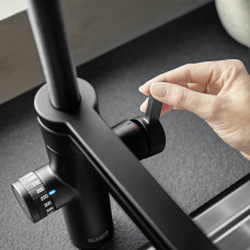 Кухонний змішувач Blanco EVOL-S Pro Filter (526636) чорний матовий