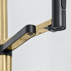 Кухонний змішувач Blanco EVOL-S Pro Filter (527430) PVD satin gold