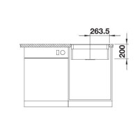 Кухонна мийка Blanco ETAGON 500-F 526343 антрацит