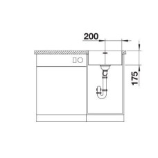 Кухонна мийка Blanco 400-IF R12 (526350) полірована