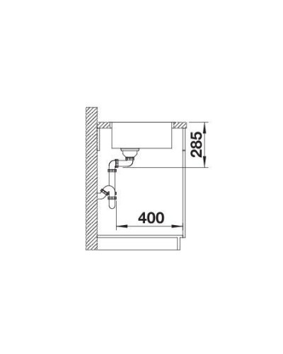 Кухонна мийка Blanco 400-IF R12 (526350) полірована