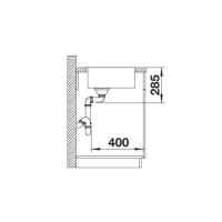 Кухонна мийка Blanco SUPRA 500-IF R12 (526351) полірована