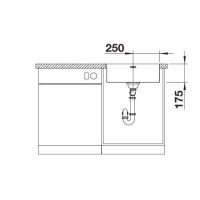 Кухонна мийка Blanco SUPRA 500-IF/A R12 (526355) полірована