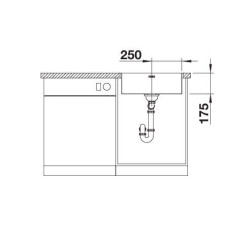 Кухонна мийка Blanco SUPRA 500-IF/A R12 (526355) полірована