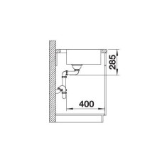 Кухонна мийка Blanco SUPRA 500-IF/A R12 (526355) полірована