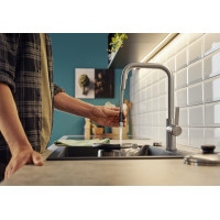 Кухонний змішувач Blanco JANDORA-S (526614) нержавіюча сталь