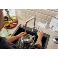 Кухонний змішувач Blanco JANDORA-S (526614) нержавіюча сталь