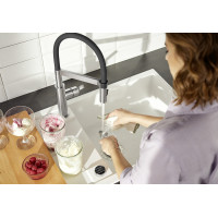 Кухонний змішувач Blanco SONEA-S Flexo (526616) нержавіюча сталь