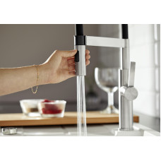 Кухонний змішувач Blanco SONEA-S Flexo (526616) нержавіюча сталь