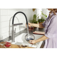 Кухонний змішувач Blanco SONEA-S Flexo (526616) нержавіюча сталь