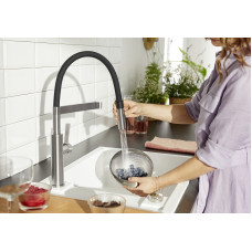 Кухонний змішувач Blanco SONEA-S Flexo (526616) нержавіюча сталь