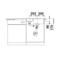 Кухонна мийка Blanco TIPO II 6 S (526620) матова