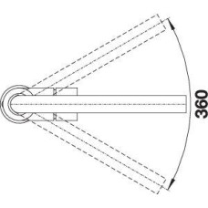 Кухонний змішувач Blanco MILA (526657) чорний матовий