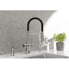 Кухонний змішувач Blanco CATRIS-S Flexo Filter (526706) PVD steel