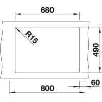 Кухонна мийка Blanco PLEON 8 525957 чорний