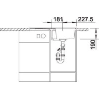 Кухонна мийка Blanco ZIA 45S (526013) чорний