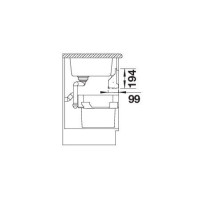 Поличка під мийку Blanco Orga Shelf H 600 мм 527459