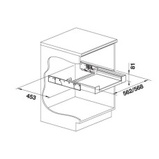 Поличка Blanco 60 H 527666