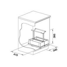 Підставка для зберігання Blanco Caddy 40 527668