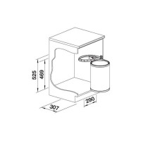 Система для сміття Blanco SINGOLO XL 527971