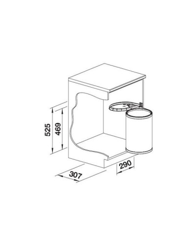 Система для сміття Blanco SINGOLO XL 527971