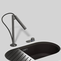 Кухонний змішувач Blanco LUNEOO-S 527975 satin dark steel