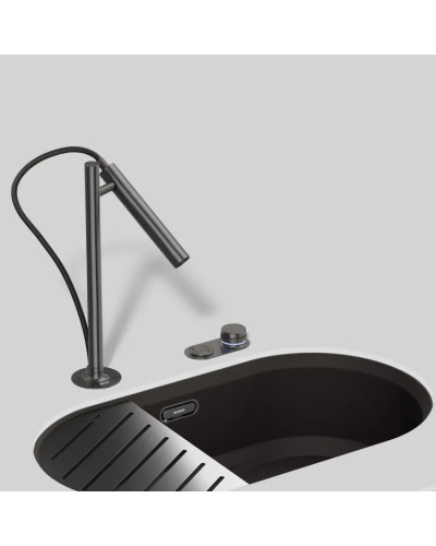 Кухонний змішувач Blanco LUNEOO-S 527975 satin dark steel