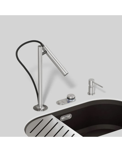 Кухонний змішувач Blanco LUNEOO-S 527972 нержавіюча сталь