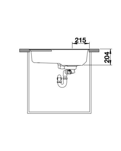 Кухонна мийка Blanco OOVALON 700-IF VELGRANIT 527991 містичний чорний