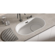 Кухонна мийка Blanco OOVALON 700-IF VELGRANIT 527992 хмарний білий