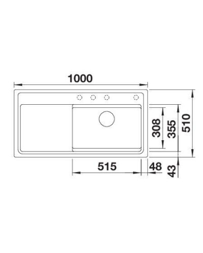 Кухонна мийка Blanco ETAGON XL 6 S 528097 кава